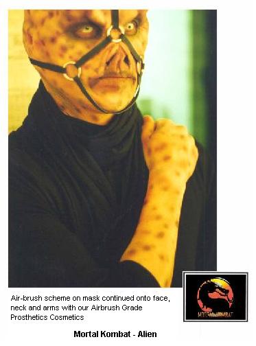 Mortal Kombat Alien - Airbrush make up