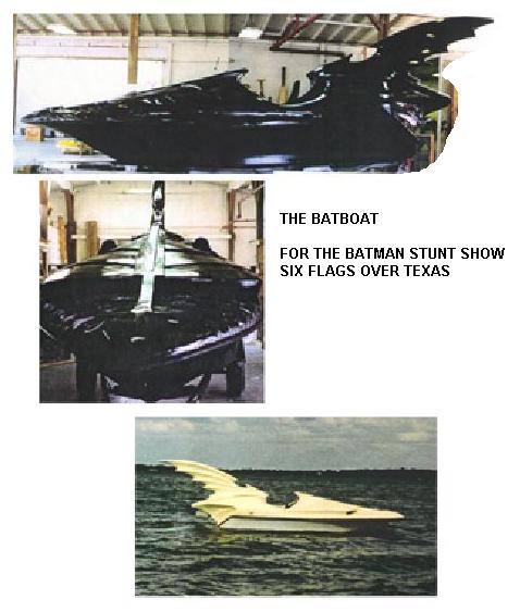 The Bat Boat - Bat Man Stunt Show, Six Flags Over Texas